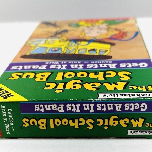 THE MAGIC SCHOOL BUS ANTS IN ITS PANTS Caution Ants at Work VHS Home Video Tape - Picture 6 of 6